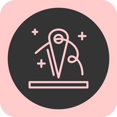 Modern b 'nin vektör illüstrasyonunda ateşten yoksun simge