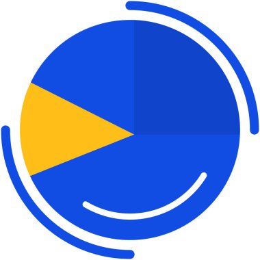 Pasta grafiği çizelgesi simgesi