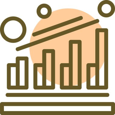 Bir grafiğin vektör illüstrasyonu