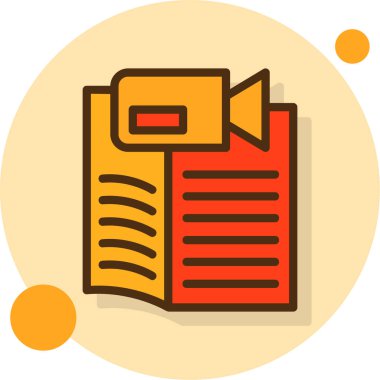 Kitap. Web simgesi basit illüstrasyon