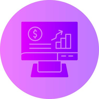 İş simgesinin vektör illüstrasyonu