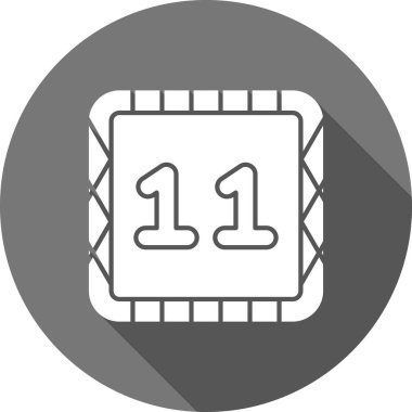 Takvim simgesi, vektör illüstrasyon tasarımı