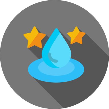 Su damlası vektör illüstrasyonu