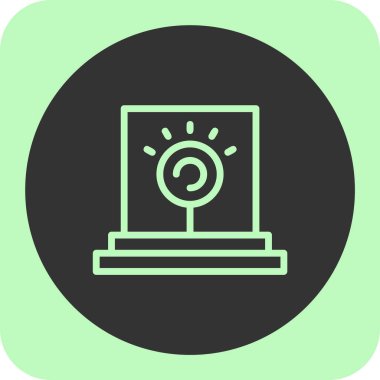 seo modern simgesinin vektör illüstrasyonu