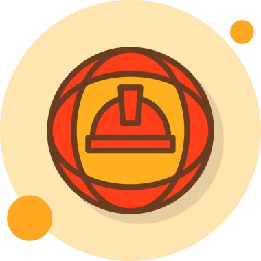 İnşaat. Web simgesi basit illüstrasyon