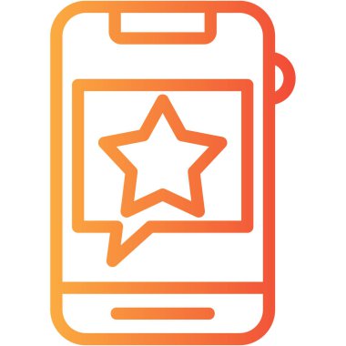 mobil uygulama modern simge vektör çizimi