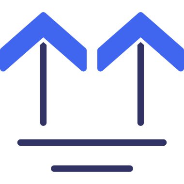 Bir bina simgesinin vektör illüstrasyonu