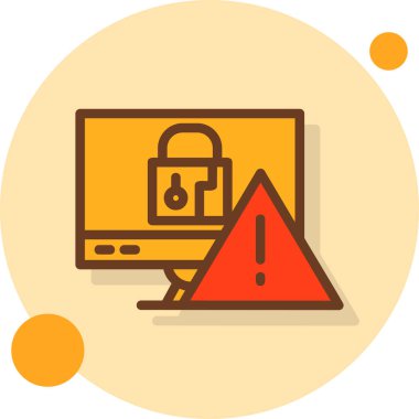 Internet güvenlik simge vektör çizim