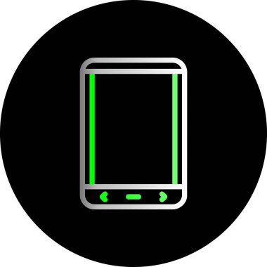 Vektör akıllı telefon simgesi illüstrasyonu