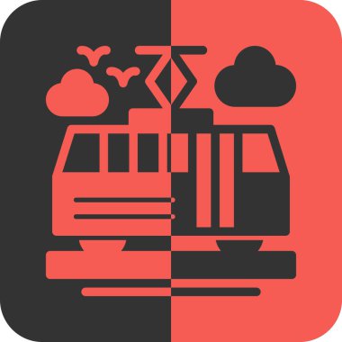 vektör tren simgesi