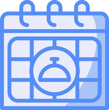 Takvim. Web simgesi basit illüstrasyon