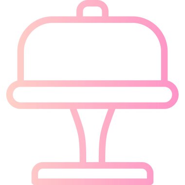 Yiyecek ve içecek vektör simgesi. Web ve tasarım için illüstrasyon tasarımı.