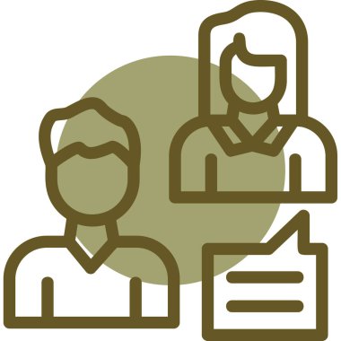 Bir kadın simgesinin vektör illüstrasyonu