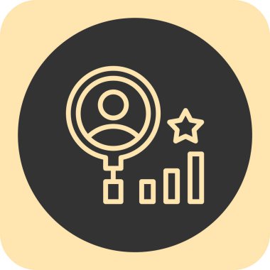 seo modern simgesinin vektör illüstrasyonu