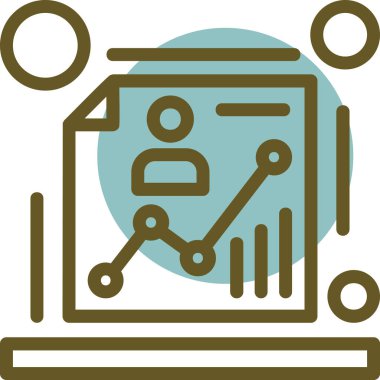 Modern bir simgenin vektör illüstrasyonu