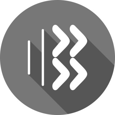 Tek bir okun vektör illüstrasyonu