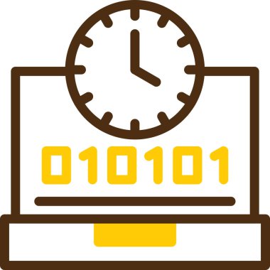 Çalar saat. Web simgesi basit illüstrasyon