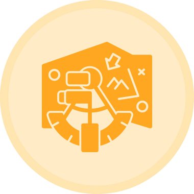 Bir web simgesinin vektör illüstrasyonu