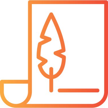 Kalem simgesi. vektör illüstrasyonu