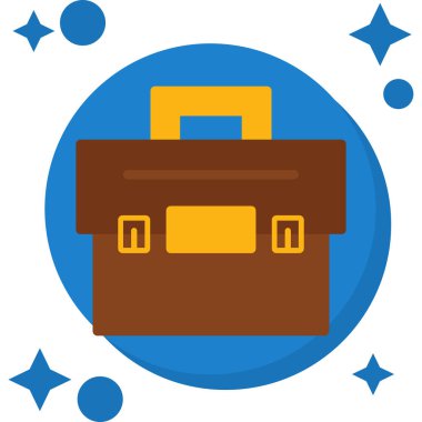 seyahat çantası. Basit illüstrasyon