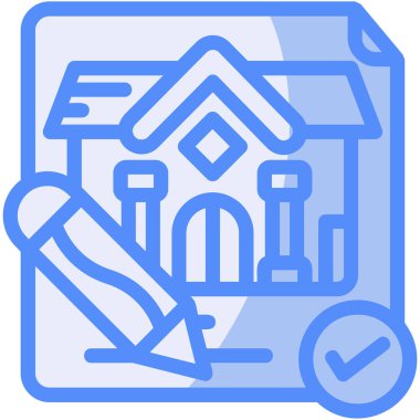 Ev. Web simgesi basit illüstrasyon