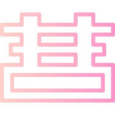 Pil. Web simgesi basit illüstrasyon