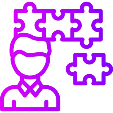 Takım çalışması. Web simgesi basit illüstrasyon