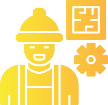 Endüstriyel fabrika ikonu vektör çizimi