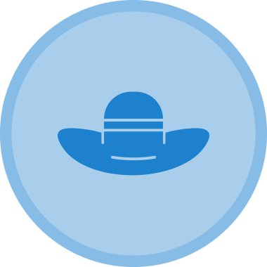 Kovboy şapkası vektör çizim