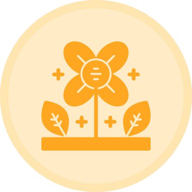 bitki vektörü simgesi modern basit illüstrasyon