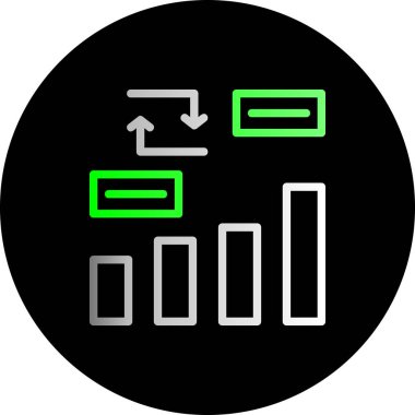 seo modern simgesinin vektör illüstrasyonu