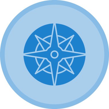 vektör pusula resimlemesi