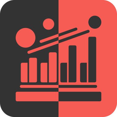 grafik ikonu vektör illüstrasyonu