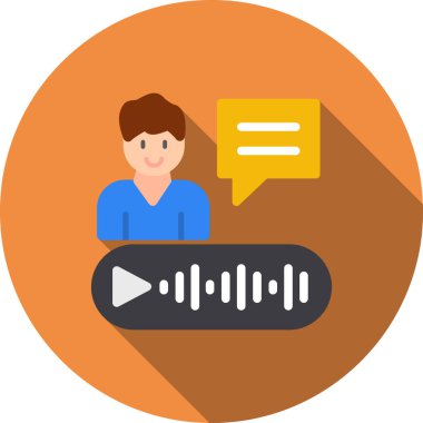 düz dizaynlı video oynatıcı simgesi