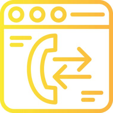 Geliştirme ve vektör illüstrasyonu için web tasarım simgesi