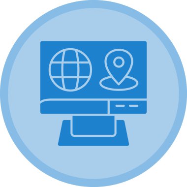 seo modern simgesinin vektör illüstrasyonu