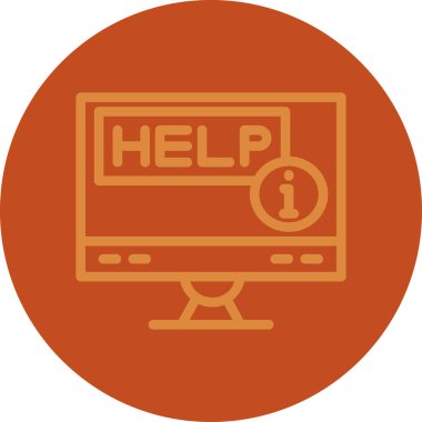 yardım simgesi çizimi