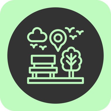 Eşsiz Bulut Vektörü Kabartma Simgesi