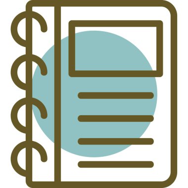 Belge. Web simgesi basit illüstrasyon