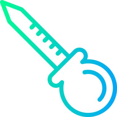 bıçak simgesi vektör illüstrasyonu