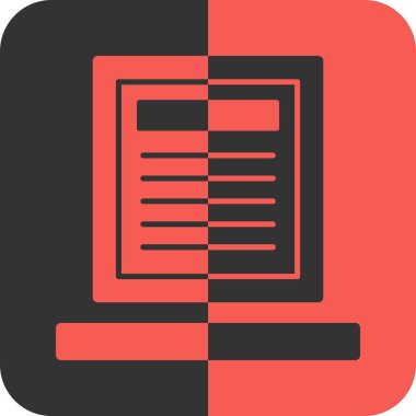 belge dosya simgesi ana hat biçiminde