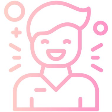 Erkek simgesi, vektör illüstrasyonu