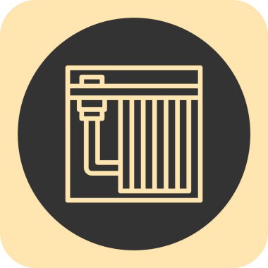 seo modern simgesinin vektör illüstrasyonu