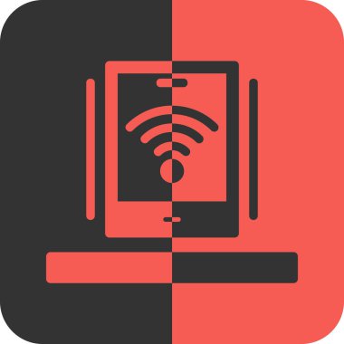 wifi internet simgesi vektör illüstrasyonu