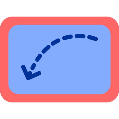 yön ikonu vektör illüstrasyonu