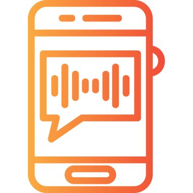 Vektör sohbet simgesi illüstrasyonu