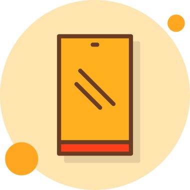 cep telefonu simgesi, illüstrasyon, beyaz arkaplan üzerindeki vektör