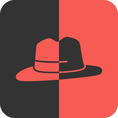 hat simgesi, vektör illüstrasyonu