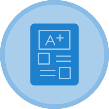 Belge. Web simgesi basit illüstrasyon