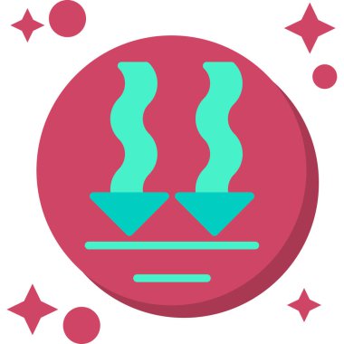 vektör içinde sıcak içecek simgesi